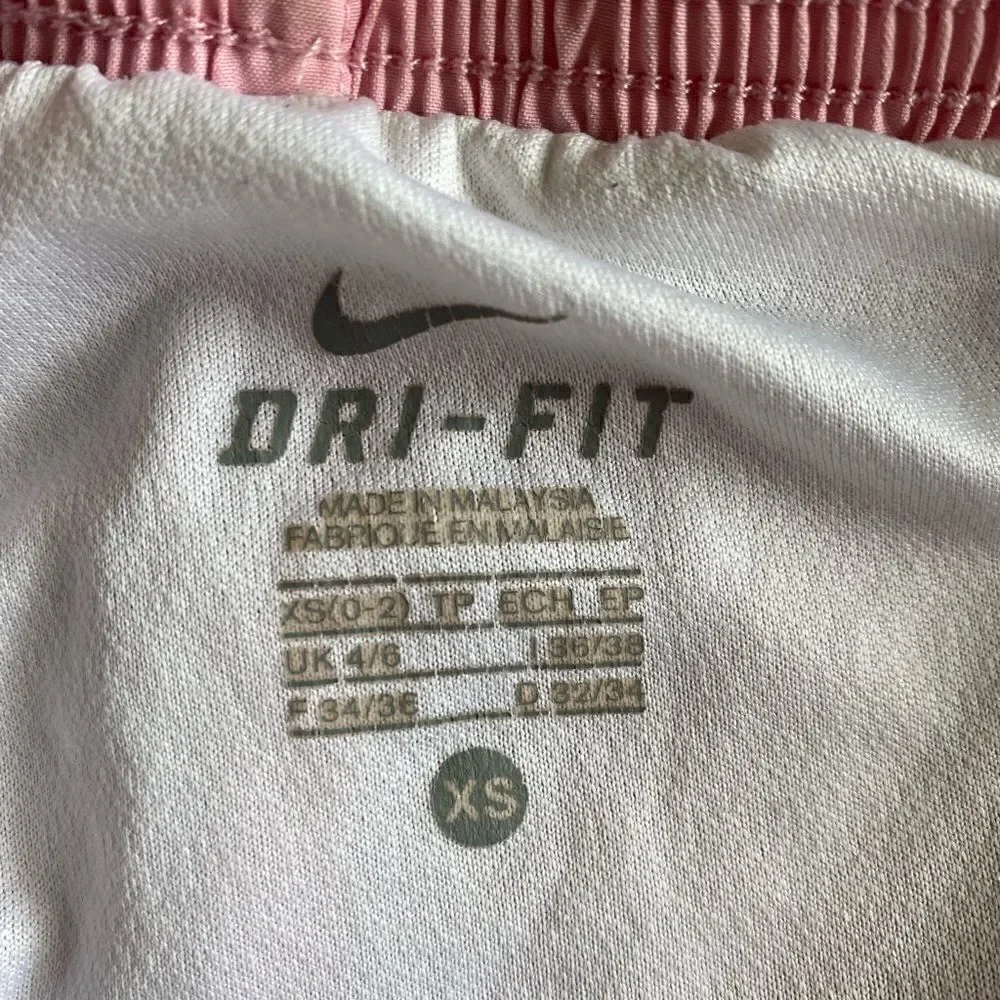 Nike Dri fit women’s athletic shorts running workout mesh side panels size xs